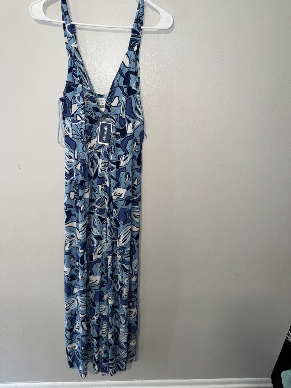 Sincerely Jules Blue & Navy Abstract romper